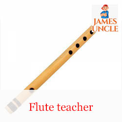 Flute teacher Mr. Buddhadev Chatterjee in Belgharia